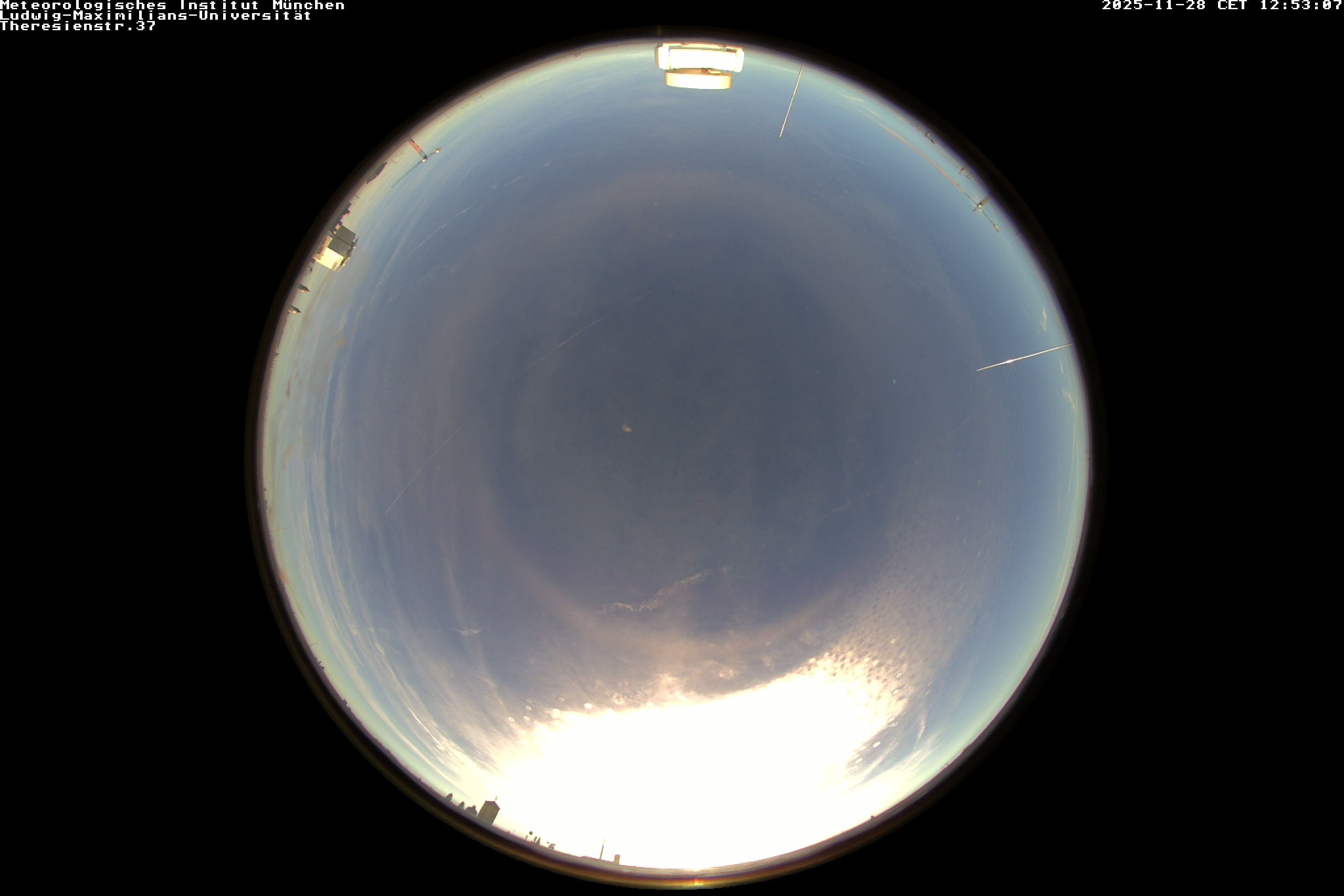 Wolkenkamera des Meteorologischen Instituts der LMU